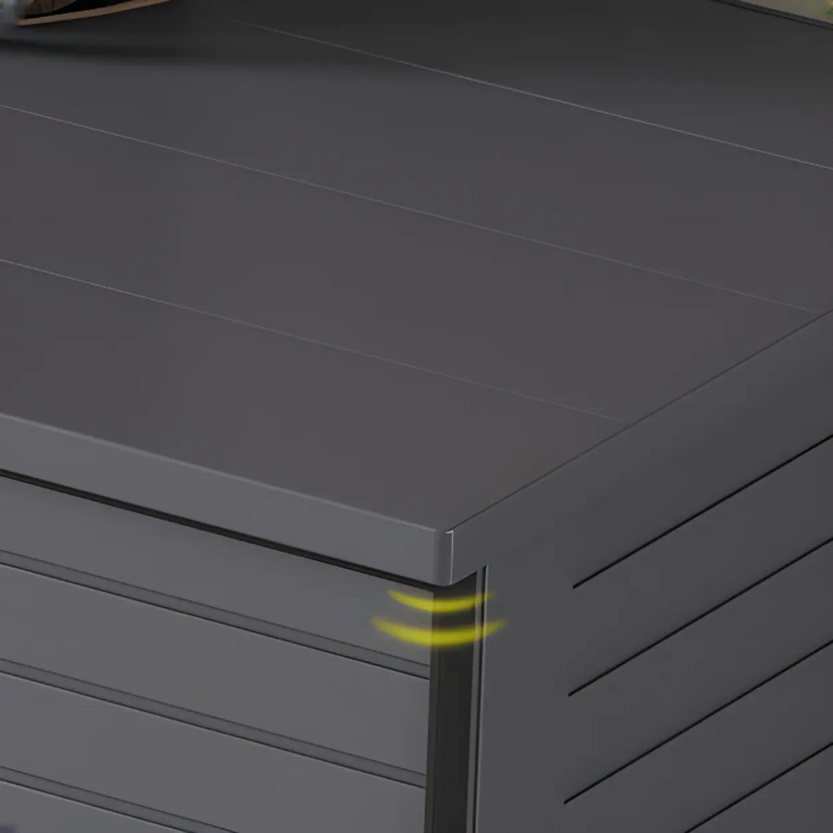 Modern Rectangle Wood Hallway Grey Large Shoe Cabinet Image - 12