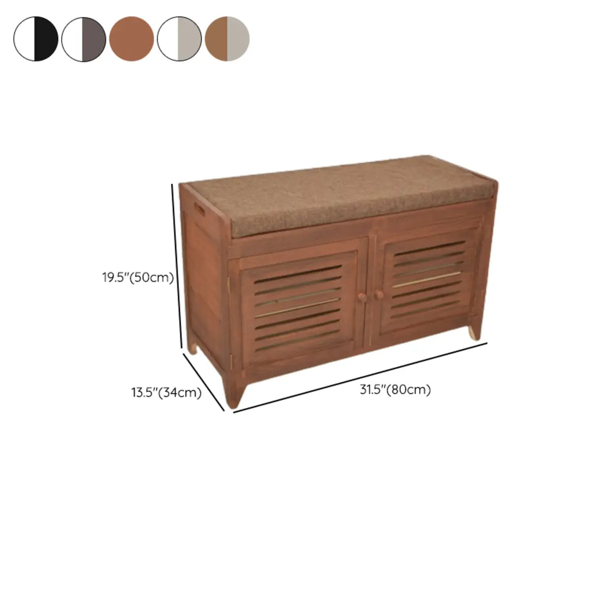 Modern Rectangle Wood Hallway White Large Shoe Cabinet Image - 25