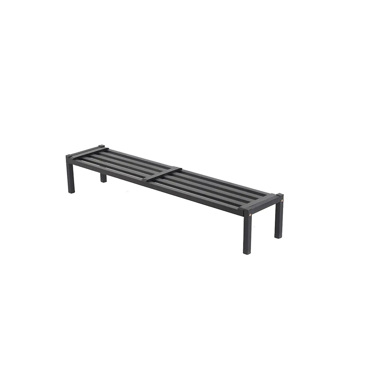 Modern Rectangular Black Metal Indoor Multi-Tier Plant Stand Image - 12