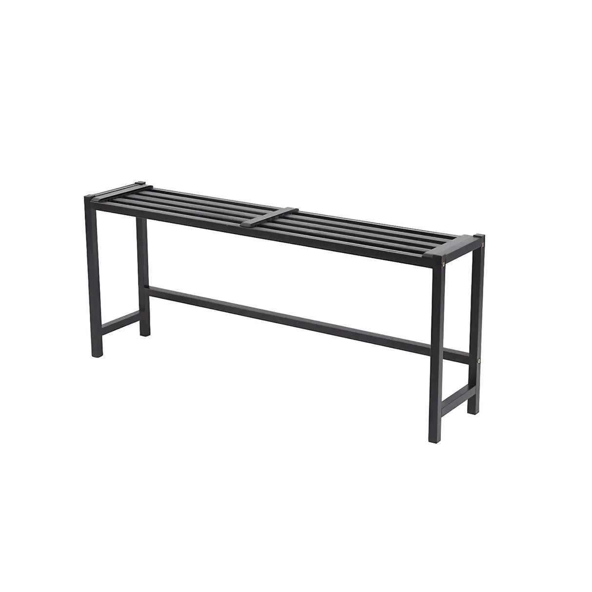 Modern Rectangular Black Metal Indoor Multi-Tier Plant Stand Image - 15