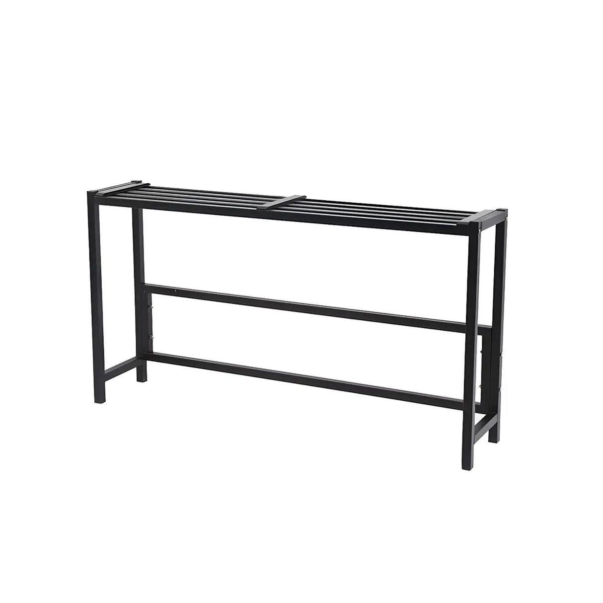 Modern Rectangular Black Metal Indoor Multi-Tier Plant Stand Image - 17