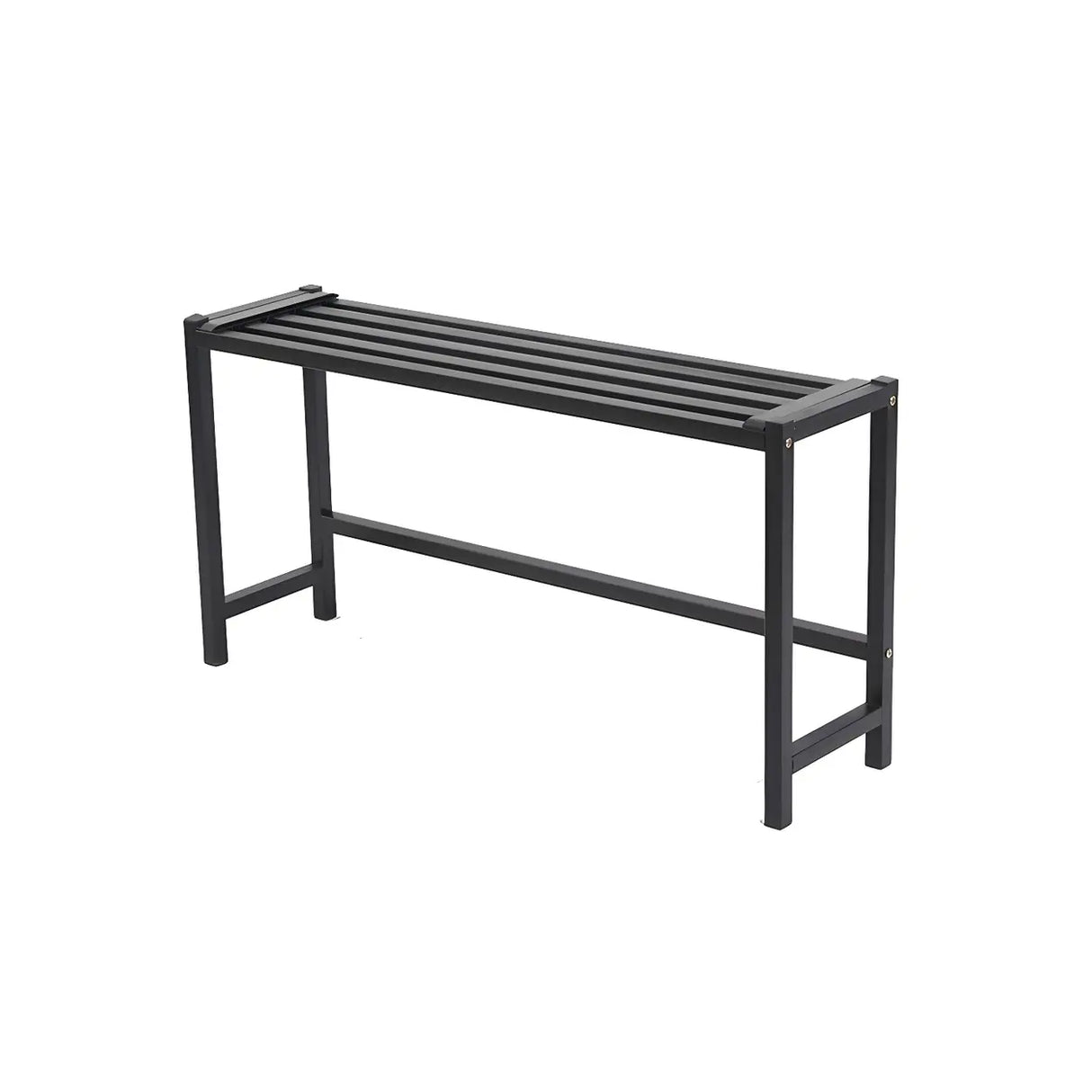 Modern Rectangular Black Metal Indoor Multi-Tier Plant Stand Image - 7