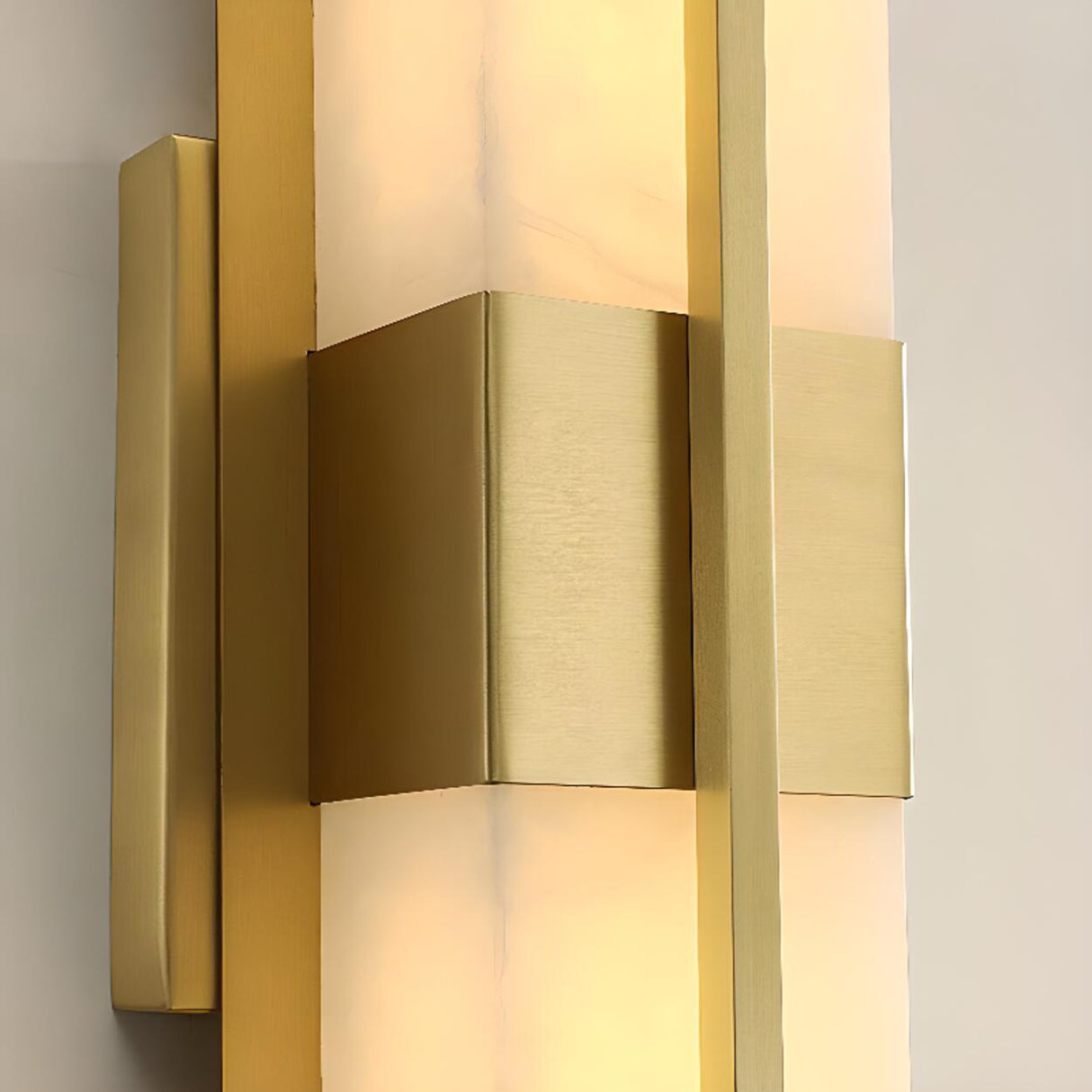 Modern Rectangular Black Vertical Wall Sconce Image - 20