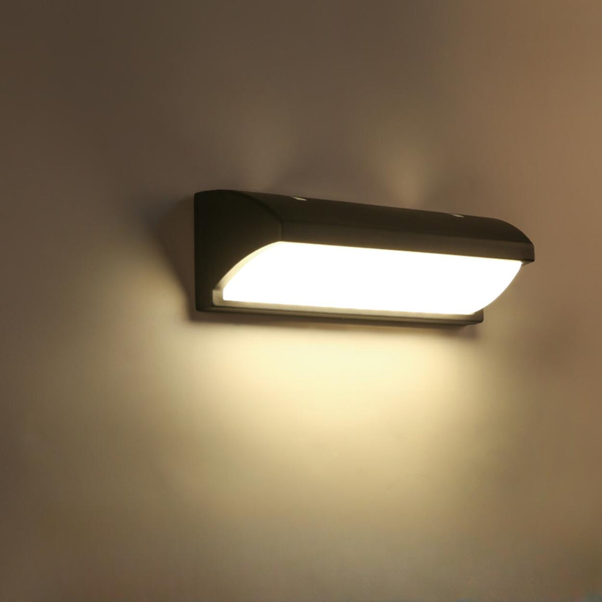 Modern Rectangular LED Outdoor Wall Light Image - 15