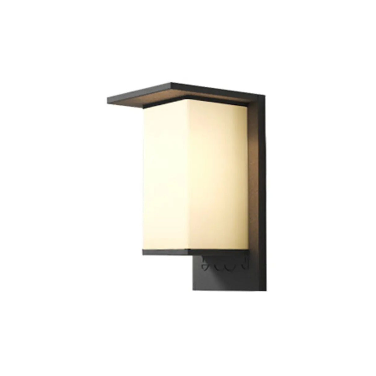 Modern Rectangular Metal LED Outdoor Wall Sconces Image - 11