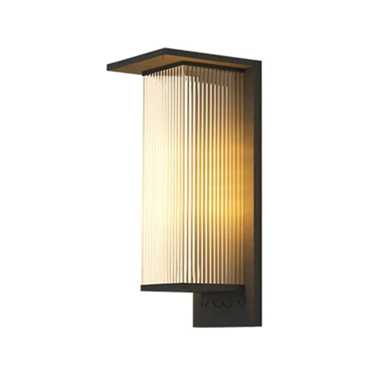 Modern Rectangular Metal LED Outdoor Wall Sconces Image - 3