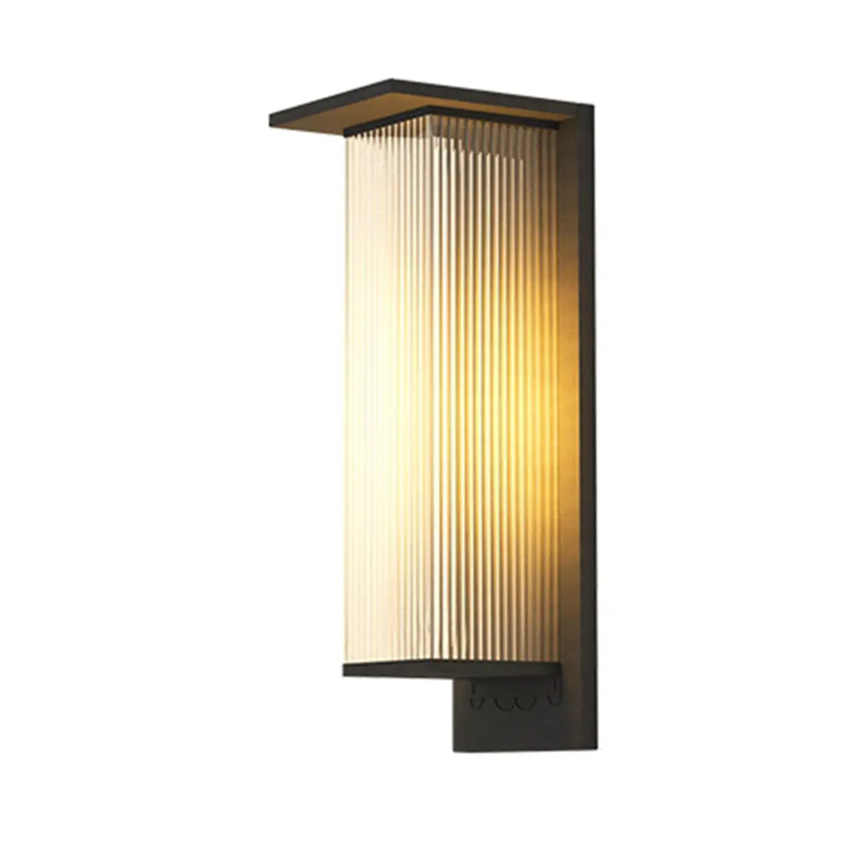 Modern Rectangular Metal LED Outdoor Wall Sconces Image - 5