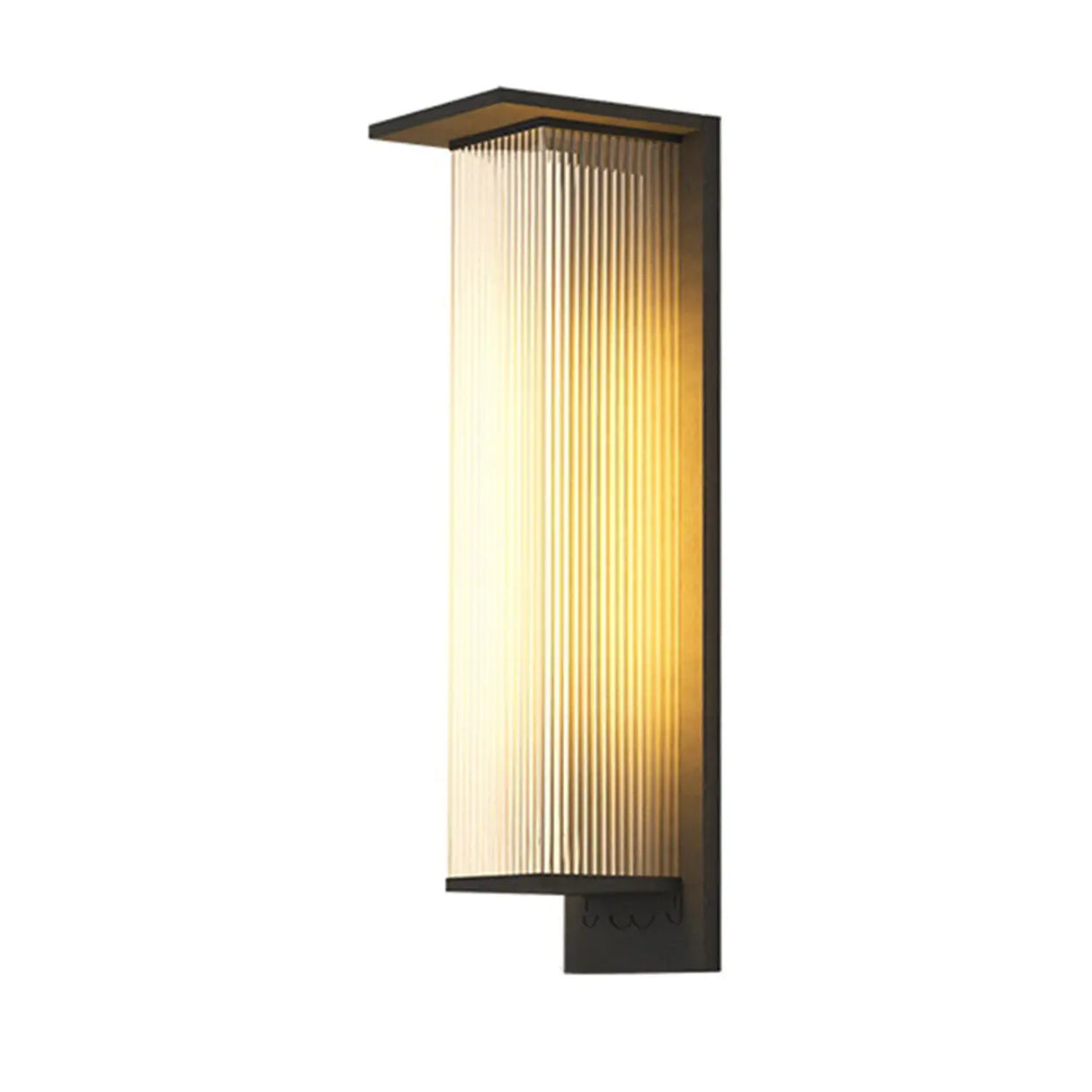Modern Rectangular Metal LED Outdoor Wall Sconces Image - 7
