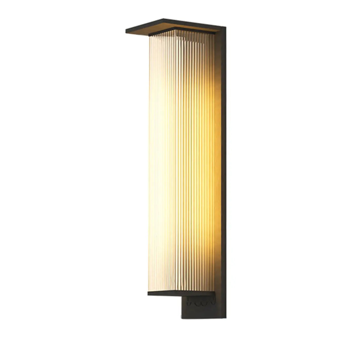 Modern Rectangular Metal LED Outdoor Wall Sconces Image - 9
