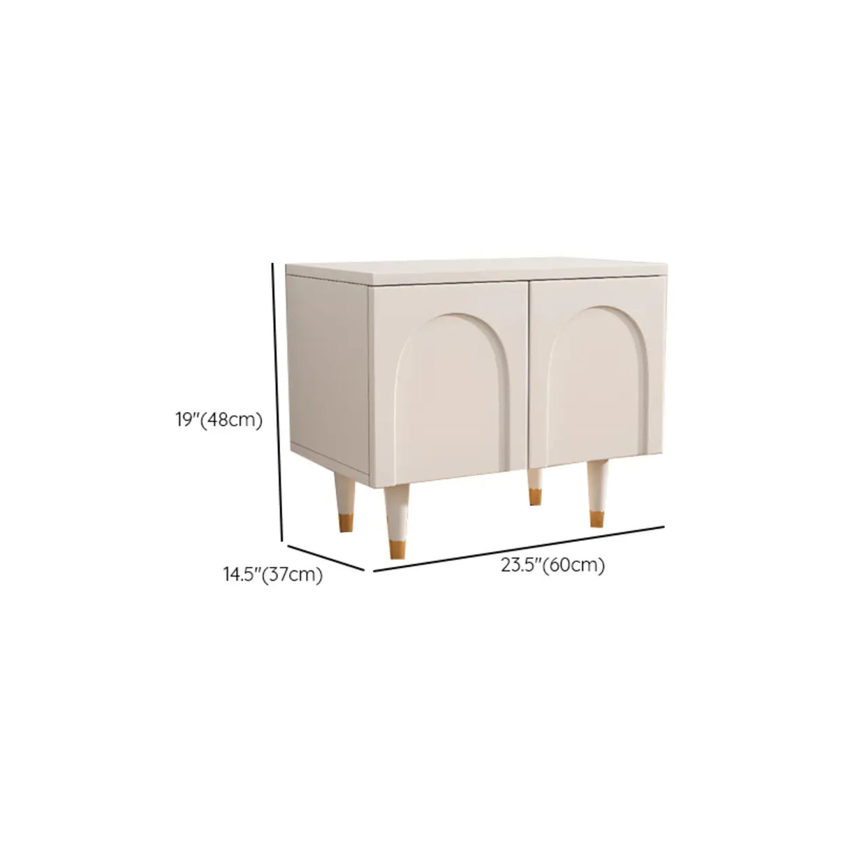 Modern Rectangular Wood Entryway White Shoe Cabinet Image - 19