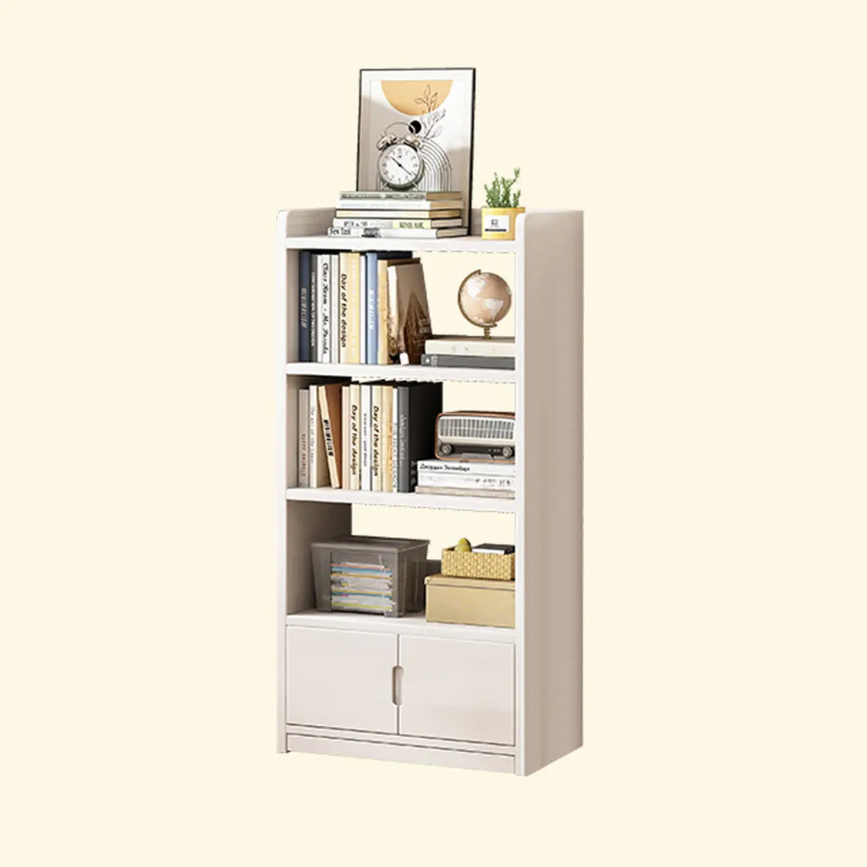 Modern Rectangular Wood Vertical Bookcase Brown Image - 10