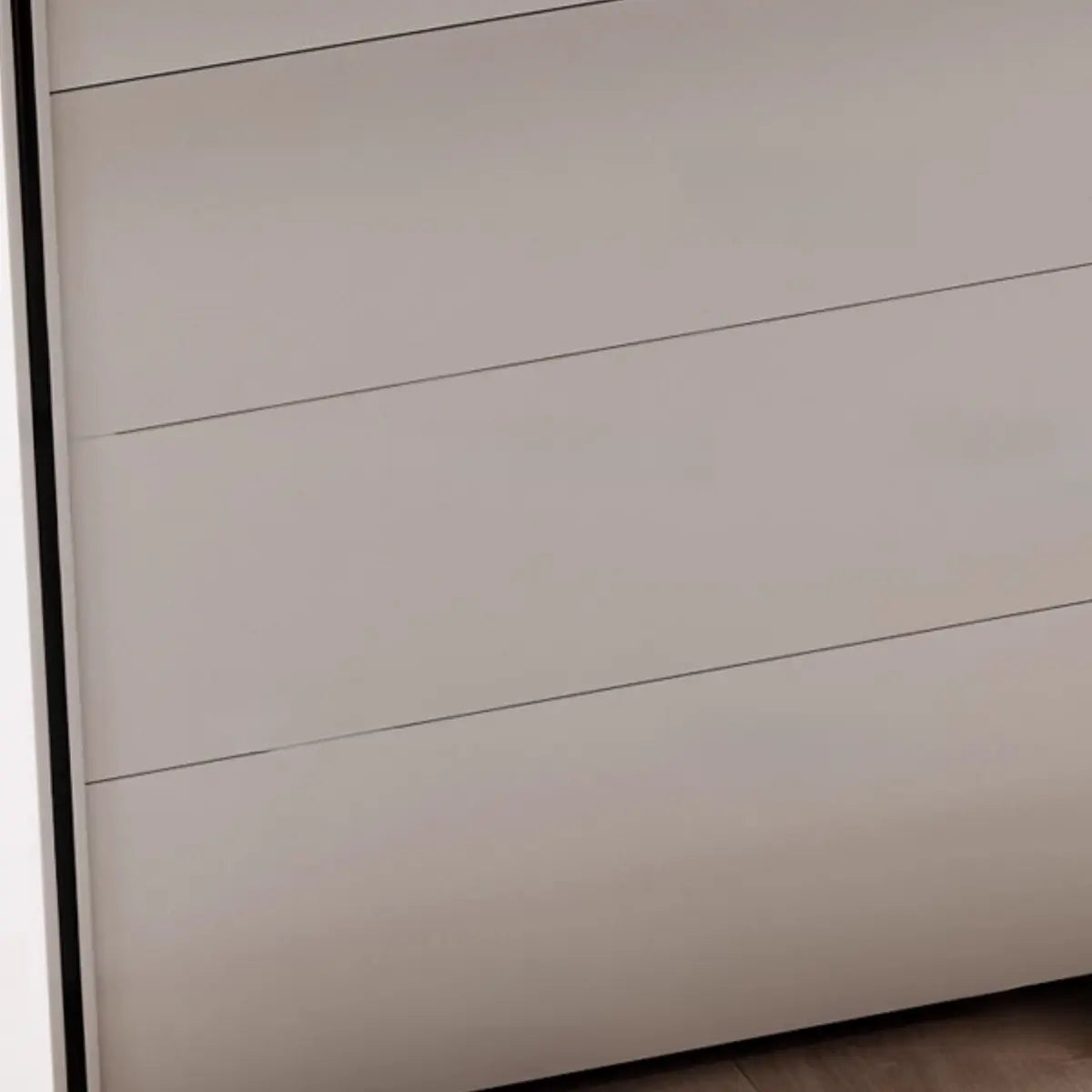 Modern Rectangular Wood Wall-Mounted White Vanity Table Image - 11