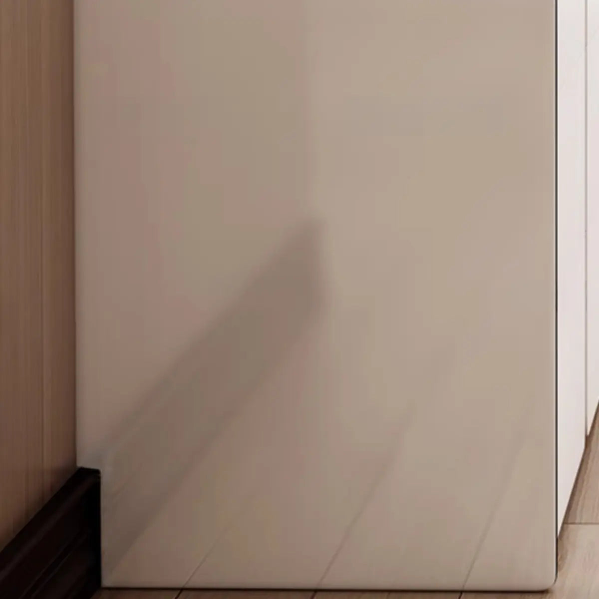 Modern Rectangular Wood Wall-Mounted White Vanity Table Image - 14