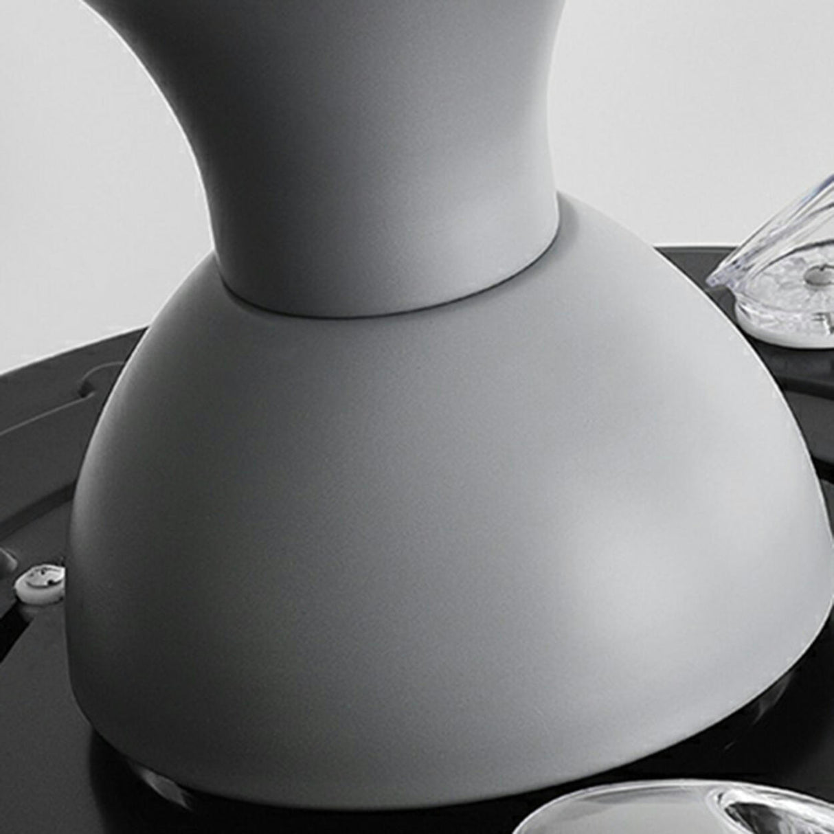 Modern Round 3 Blade Flush Mount Ceiling Fan Light Image - 14