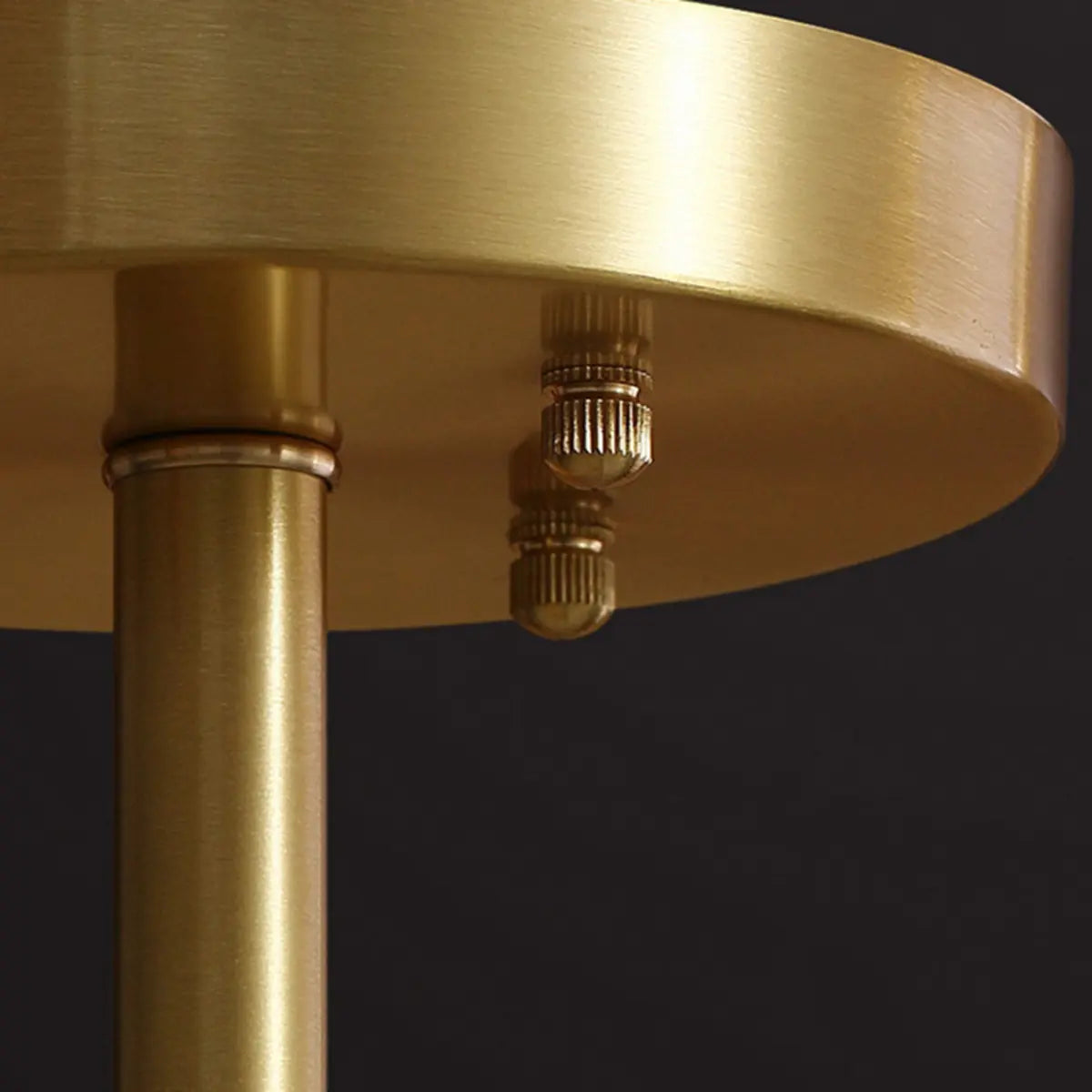 Modern Round Crystal Ceiling Brass Gold Chandelier Image - 17