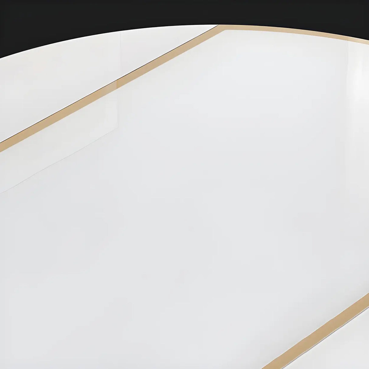 Modern Round Glass Dining Table White with Drop Leaf Image - 7