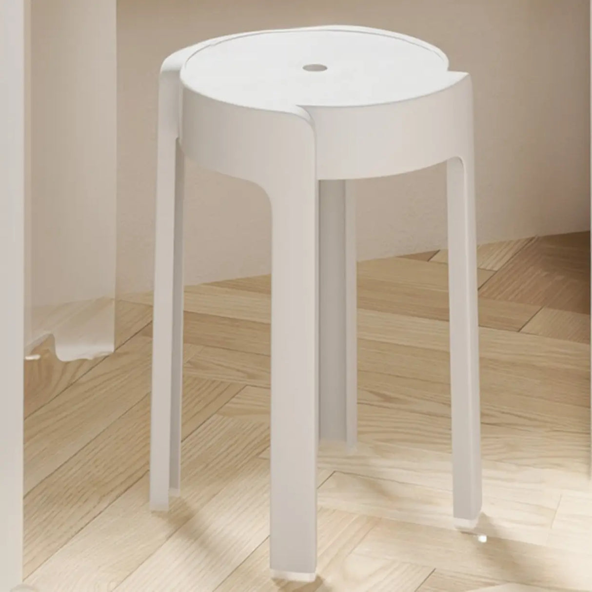 Modern Round Synthetic Bar Office Stool Multi-Color Image - 24