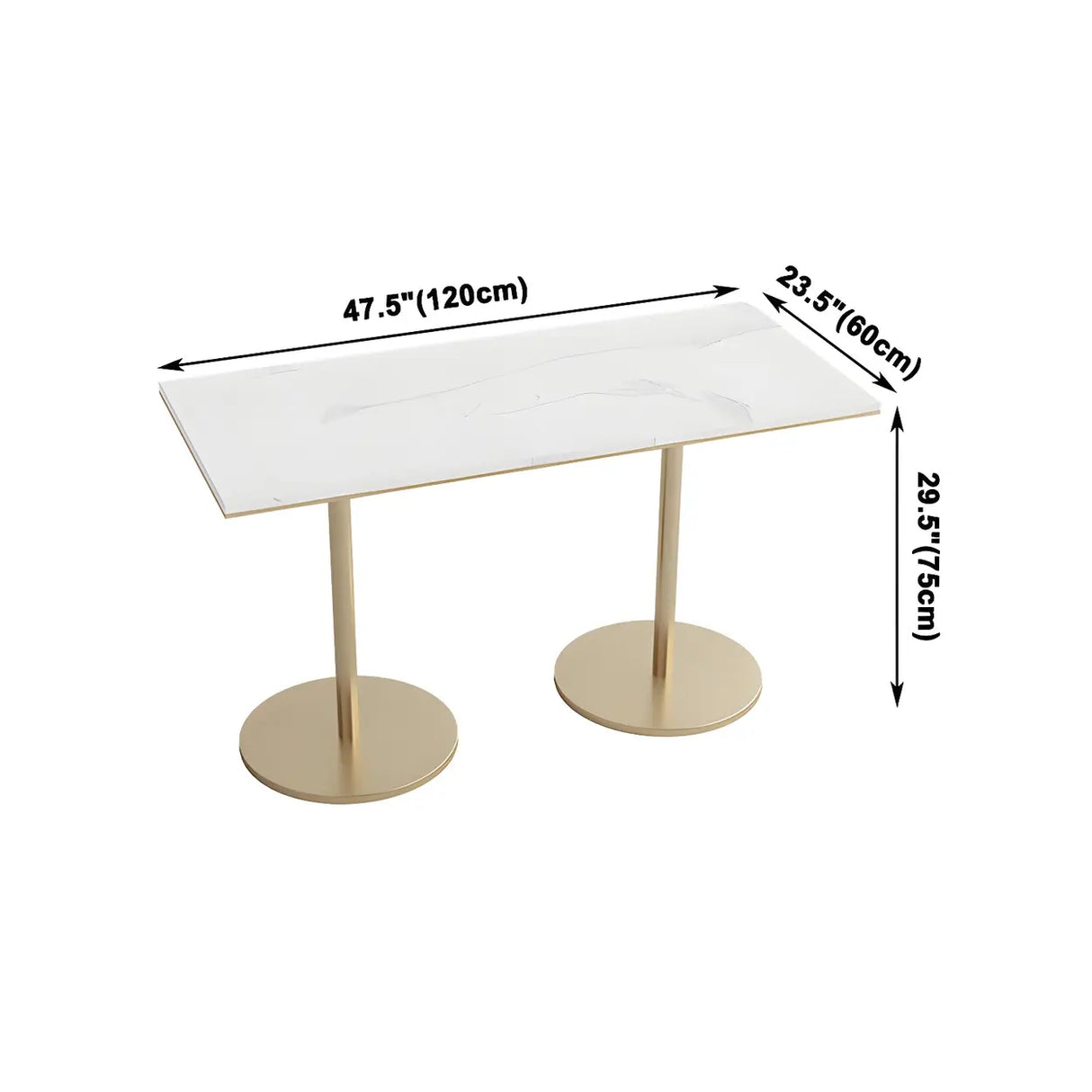 Modern Round White Marble Scratch Resistant Dining Table Image - 14