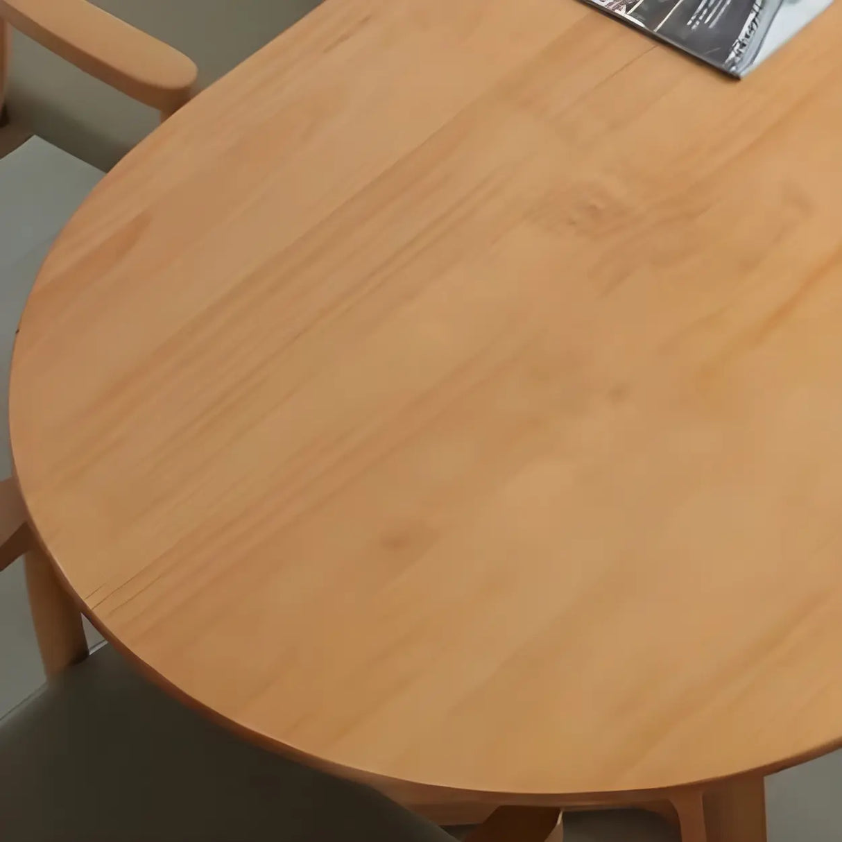 Modern Rustic Oval Pine Double Pedestal Dining Table Image - 6