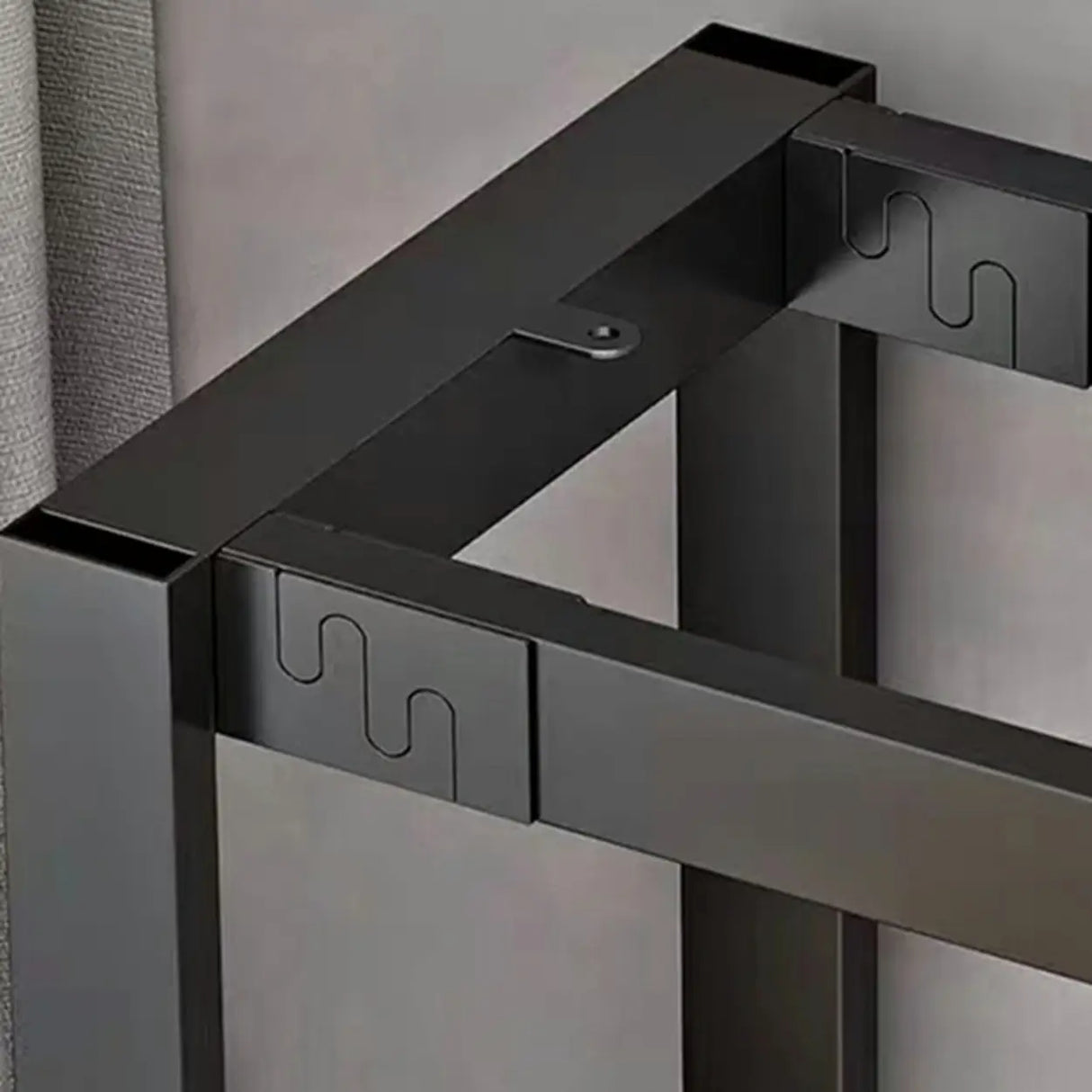 Modern Scratch Resistant Footrest Rectangular Narrow Bar Table Image - 10