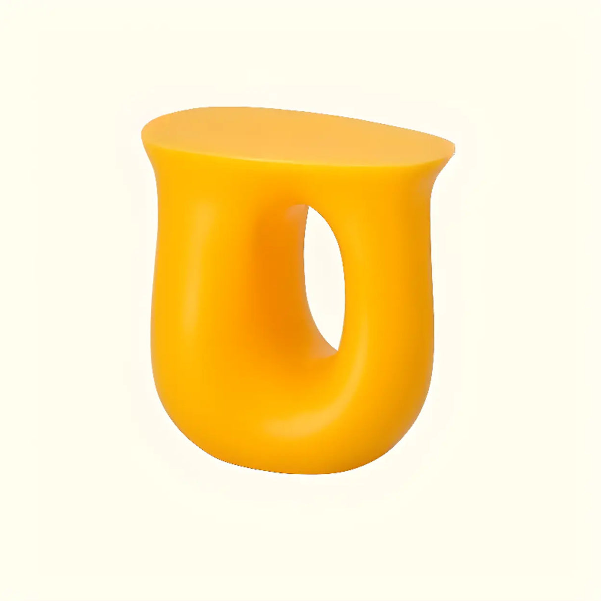 Modern Sculptural Acrylic White Free Form Pedestal Side Table Image - 11