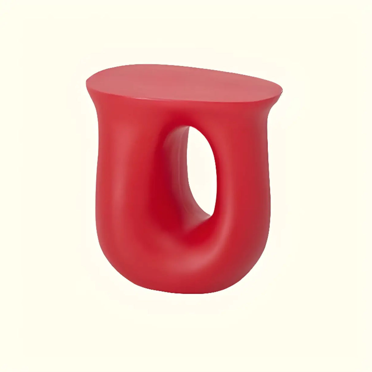 Modern Sculptural Acrylic White Free Form Pedestal Side Table Image - 13