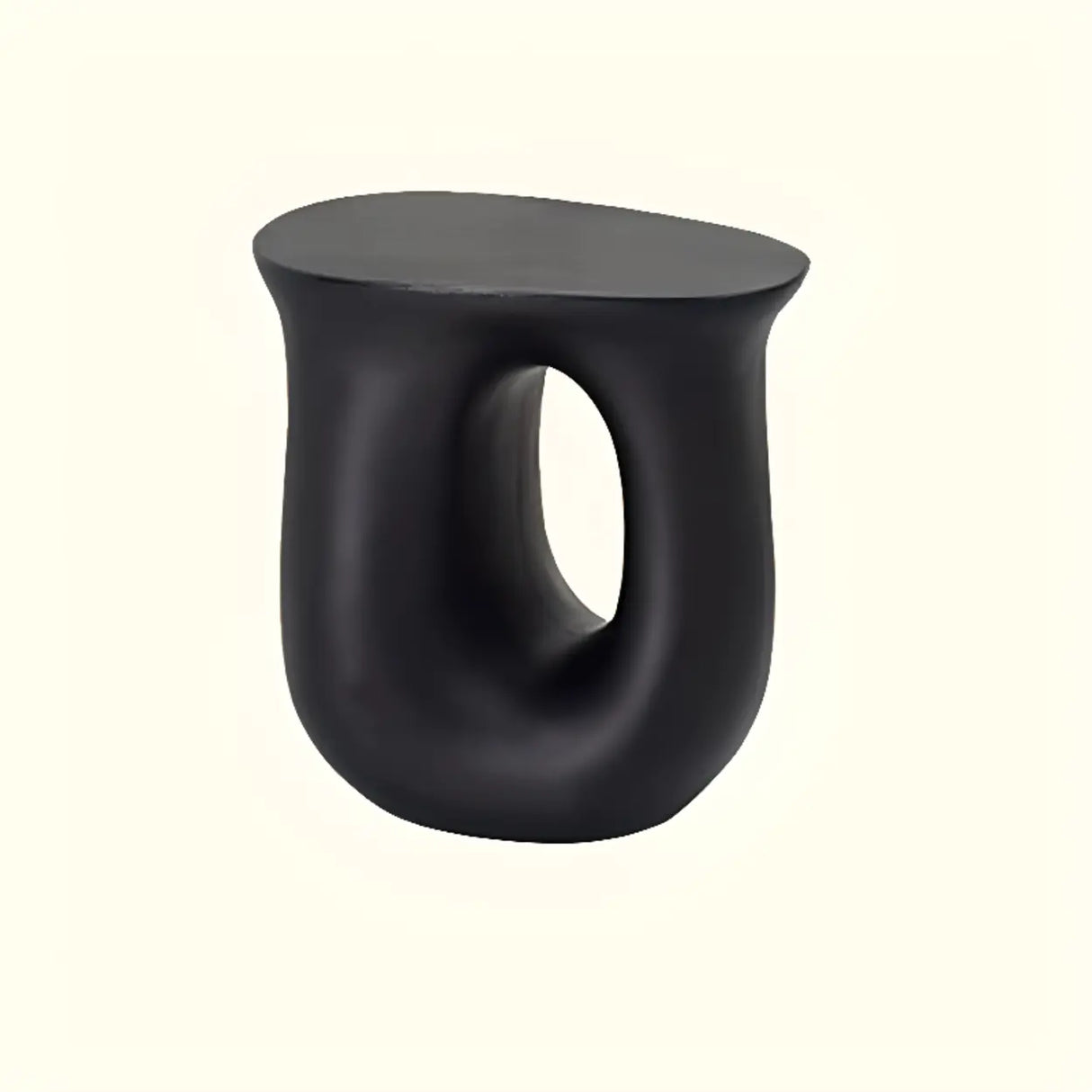 Modern Sculptural Acrylic White Free Form Pedestal Side Table Image - 15