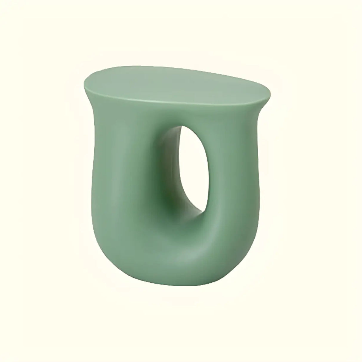 Modern Sculptural Acrylic White Free Form Pedestal Side Table Image - 17