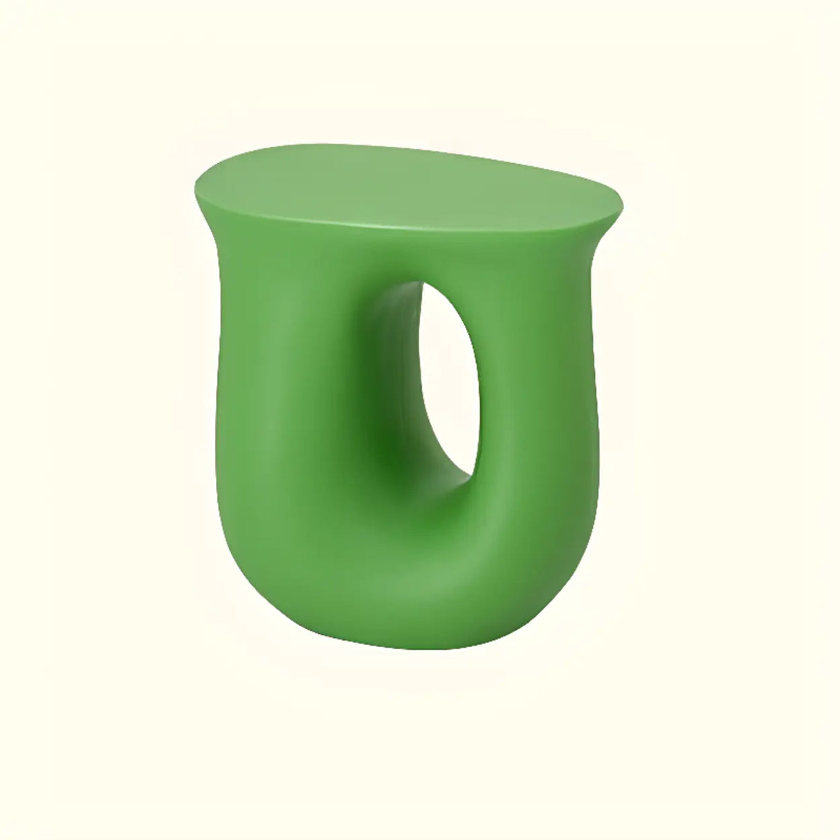 Modern Sculptural Acrylic White Free Form Pedestal Side Table Image - 19