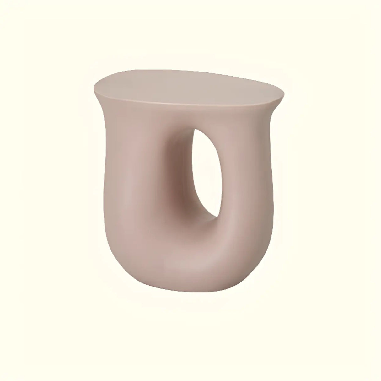 Modern Sculptural Acrylic White Free Form Pedestal Side Table Image - 20