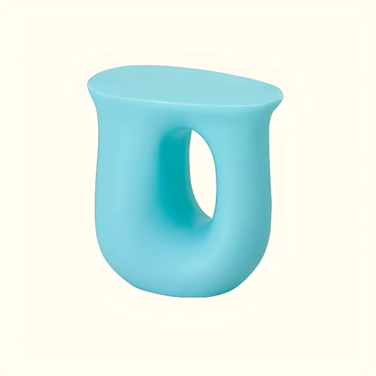 Modern Sculptural Acrylic White Free Form Pedestal Side Table Image - 21