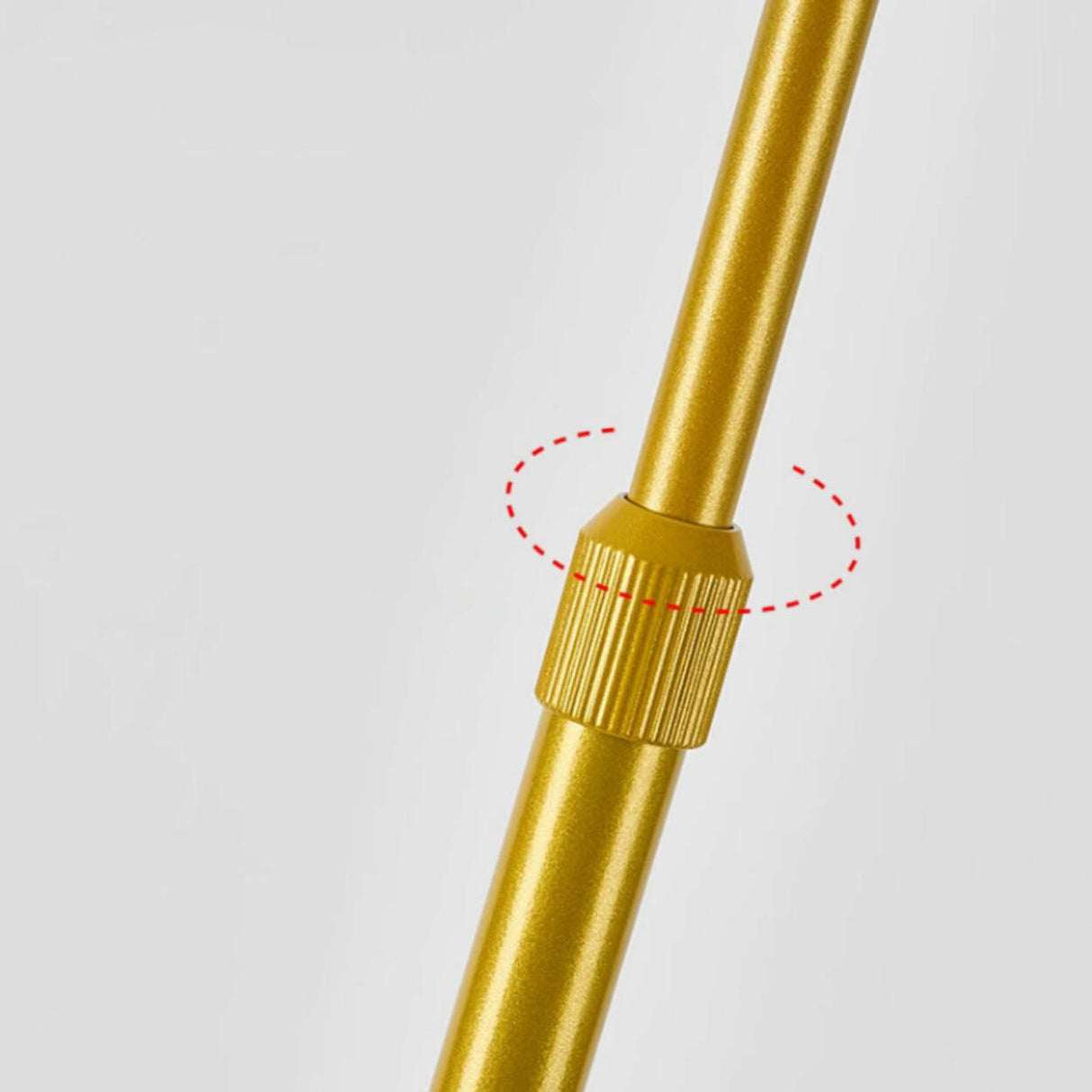 Modern Simple Feather Side Table Metal Floor Lamp Image - 9