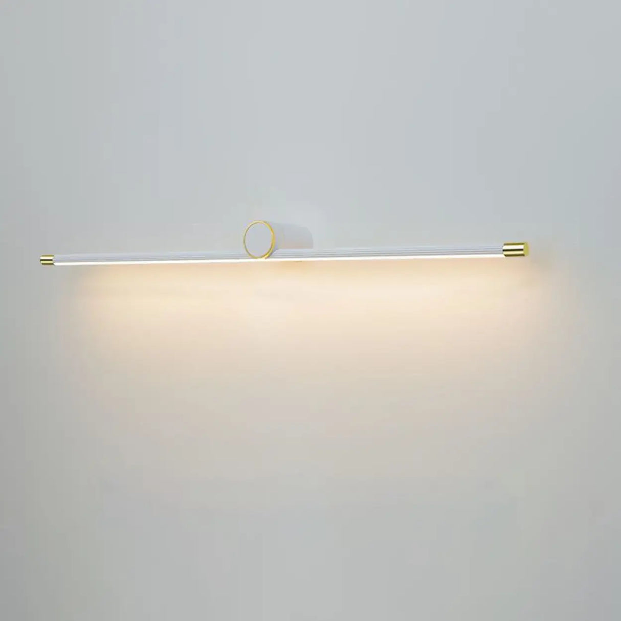 Modern Simple White Linear Bathroom Vanity Light Image - 3