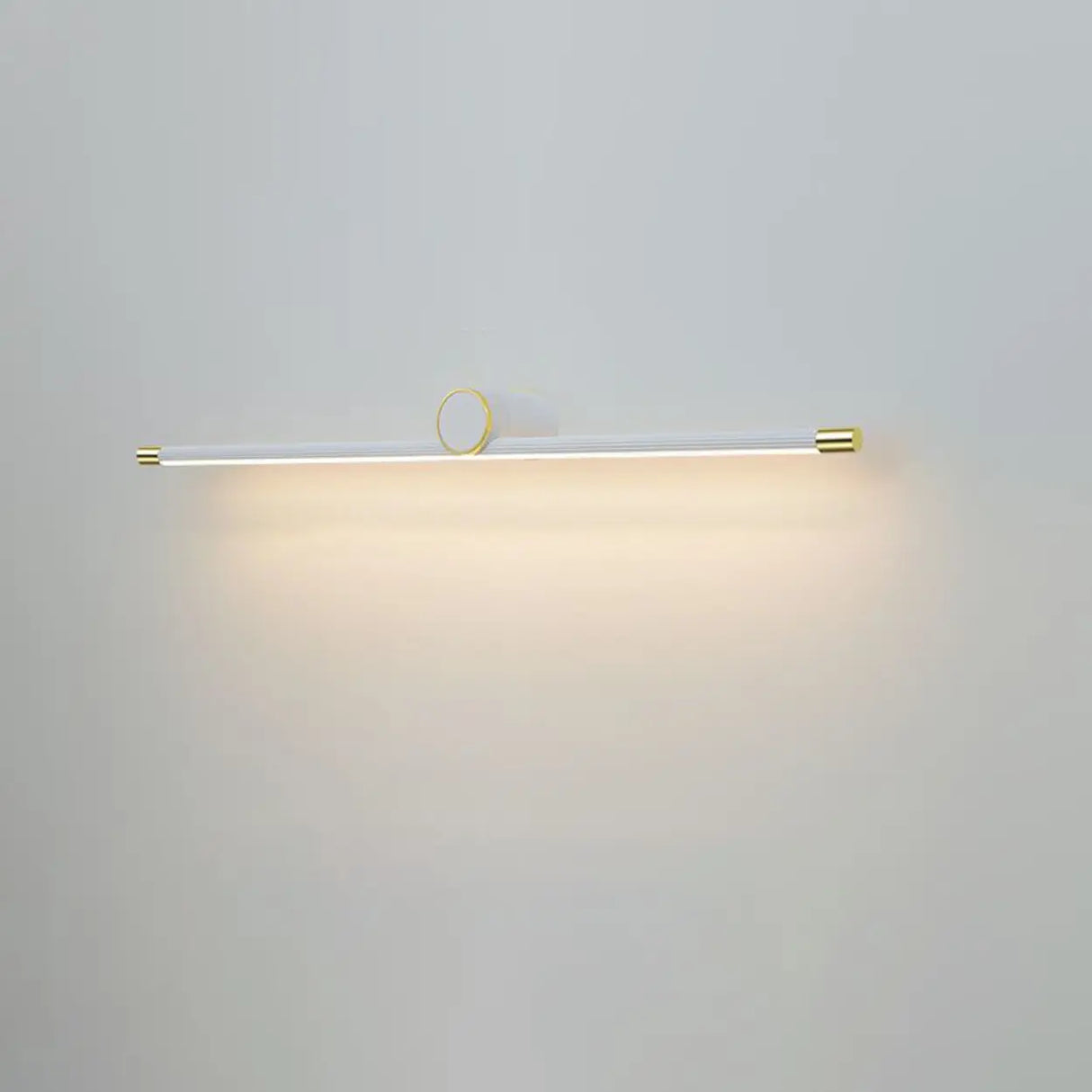 Modern Simple White Linear Bathroom Vanity Light Image - 5