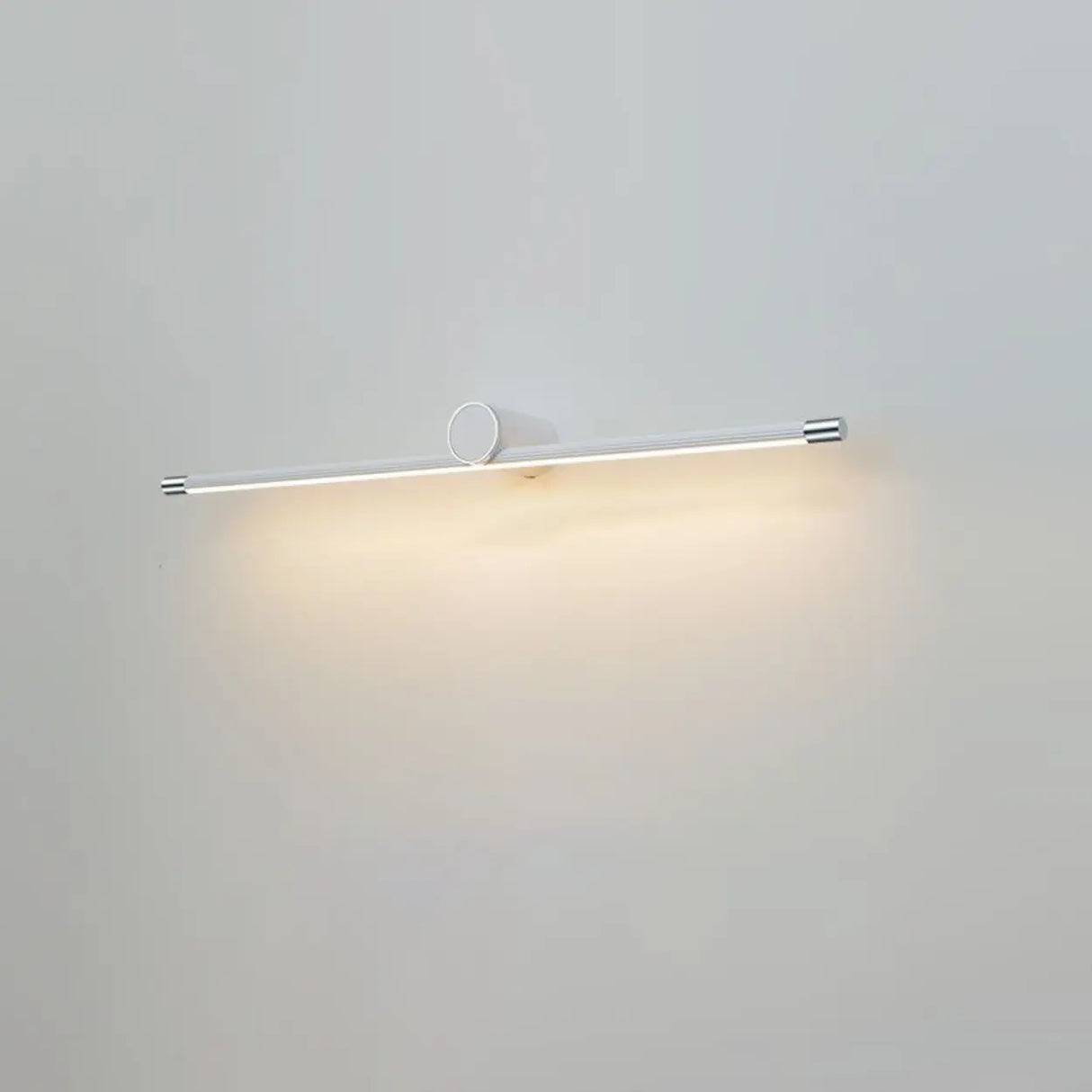 Modern Simple White Linear Bathroom Vanity Light Image - 9