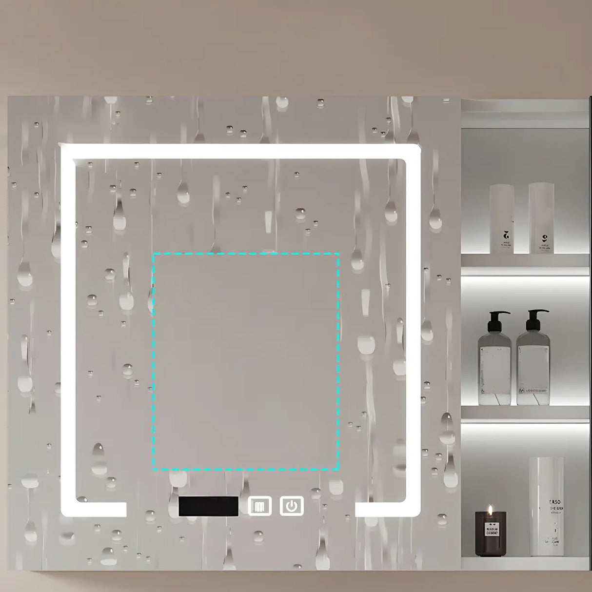 Modern Sink Wall Mount Bathroom Vanity Cabinet with Drawers Image - 12