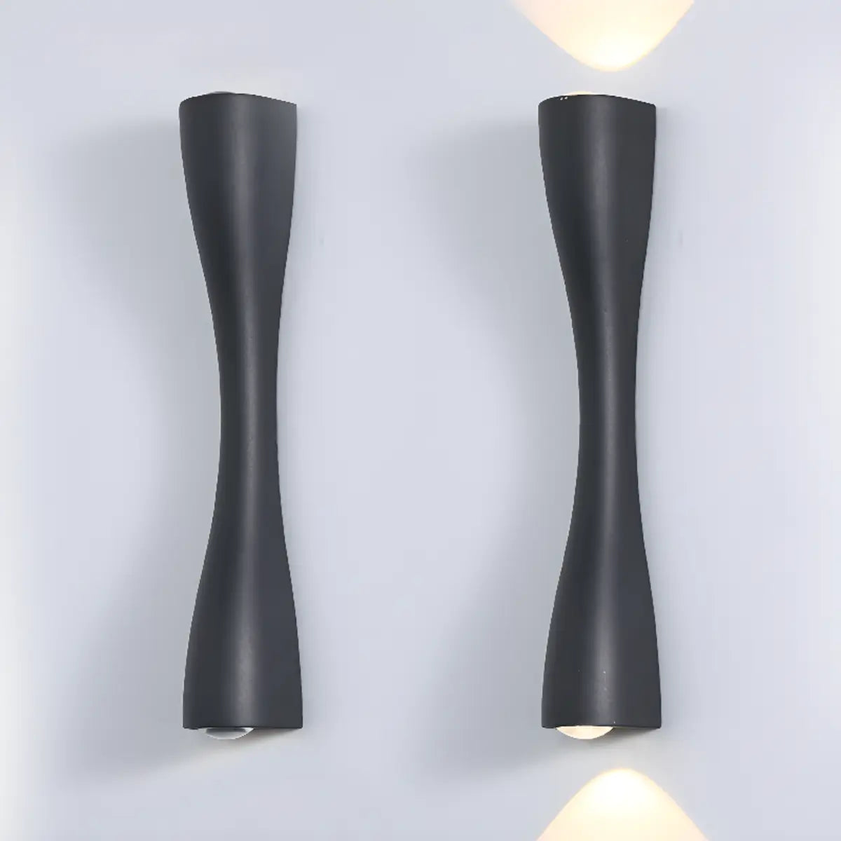 Minimalist Geometric Metal Up Down Wall Sconce Image - 13