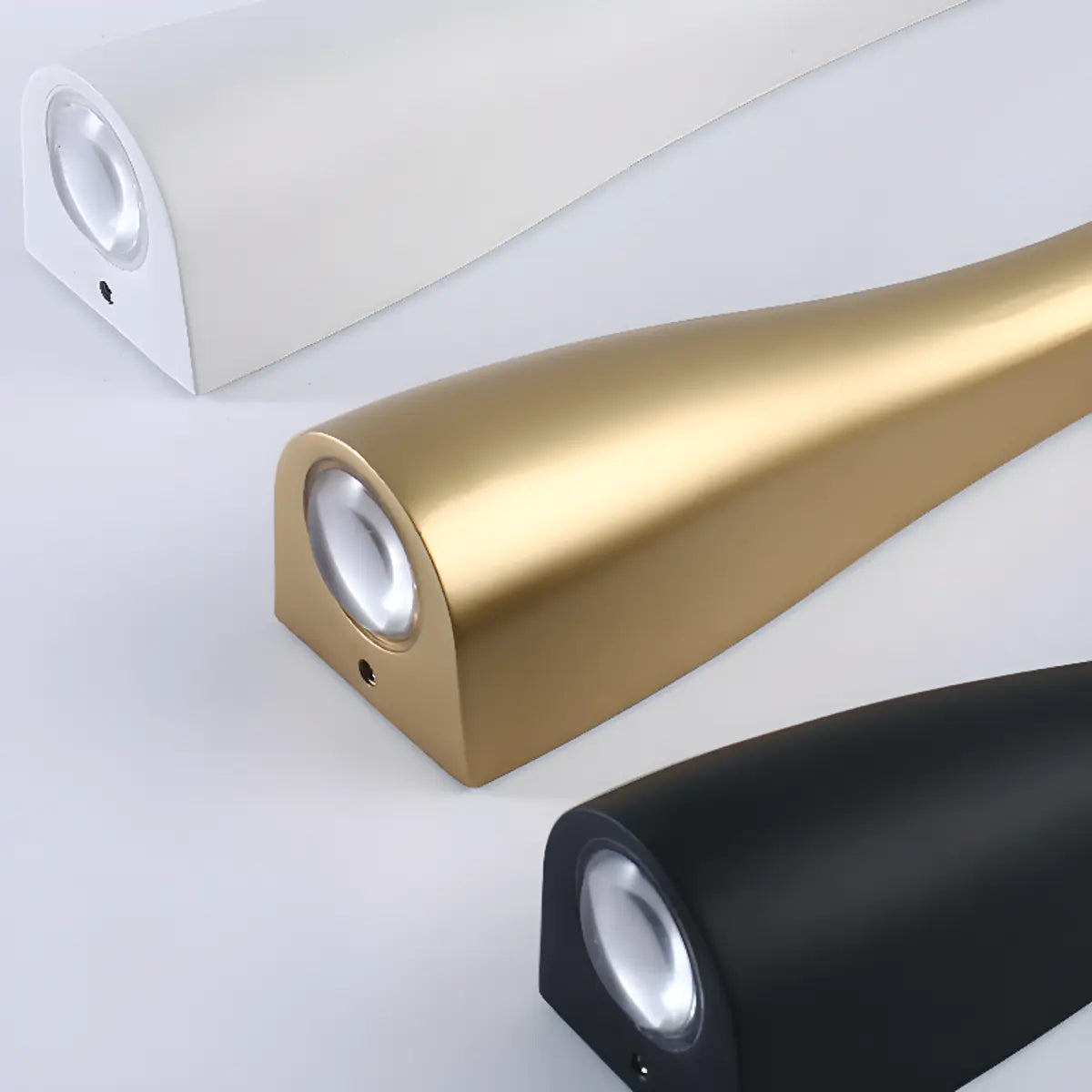 Minimalist Geometric Metal Up Down Wall Sconce Image - 18