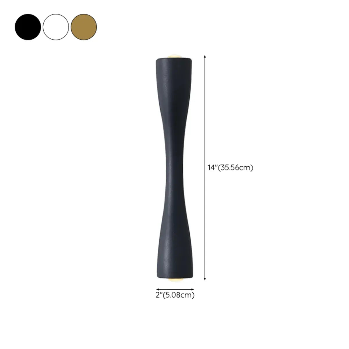 Minimalist Geometric Metal Up Down Wall Sconce