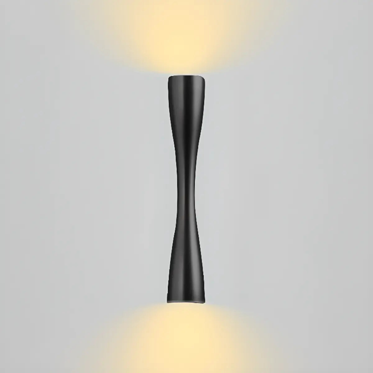 Minimalist Geometric Metal Up Down Wall Sconce Image - 2