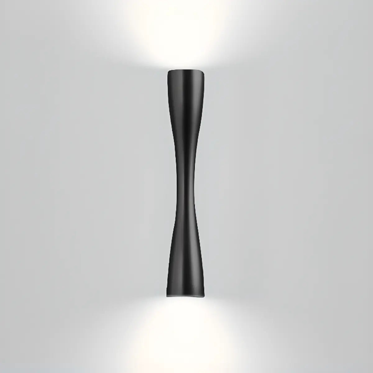 Minimalist Geometric Metal Up Down Wall Sconce Image - 4