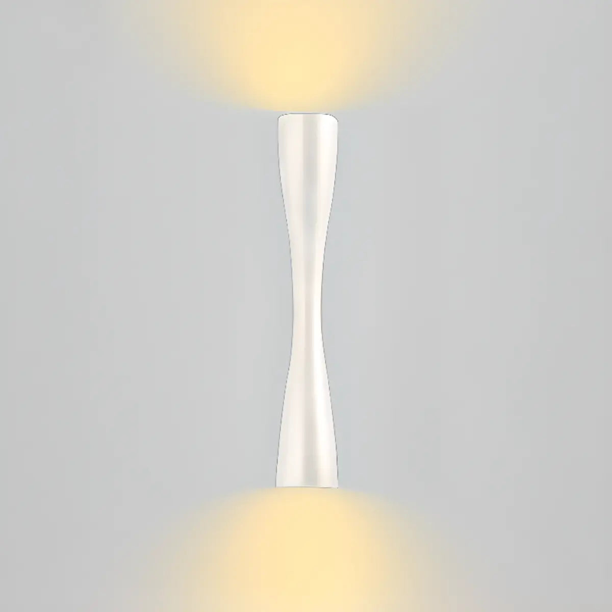 Minimalist Geometric Metal Up Down Wall Sconce Image - 5