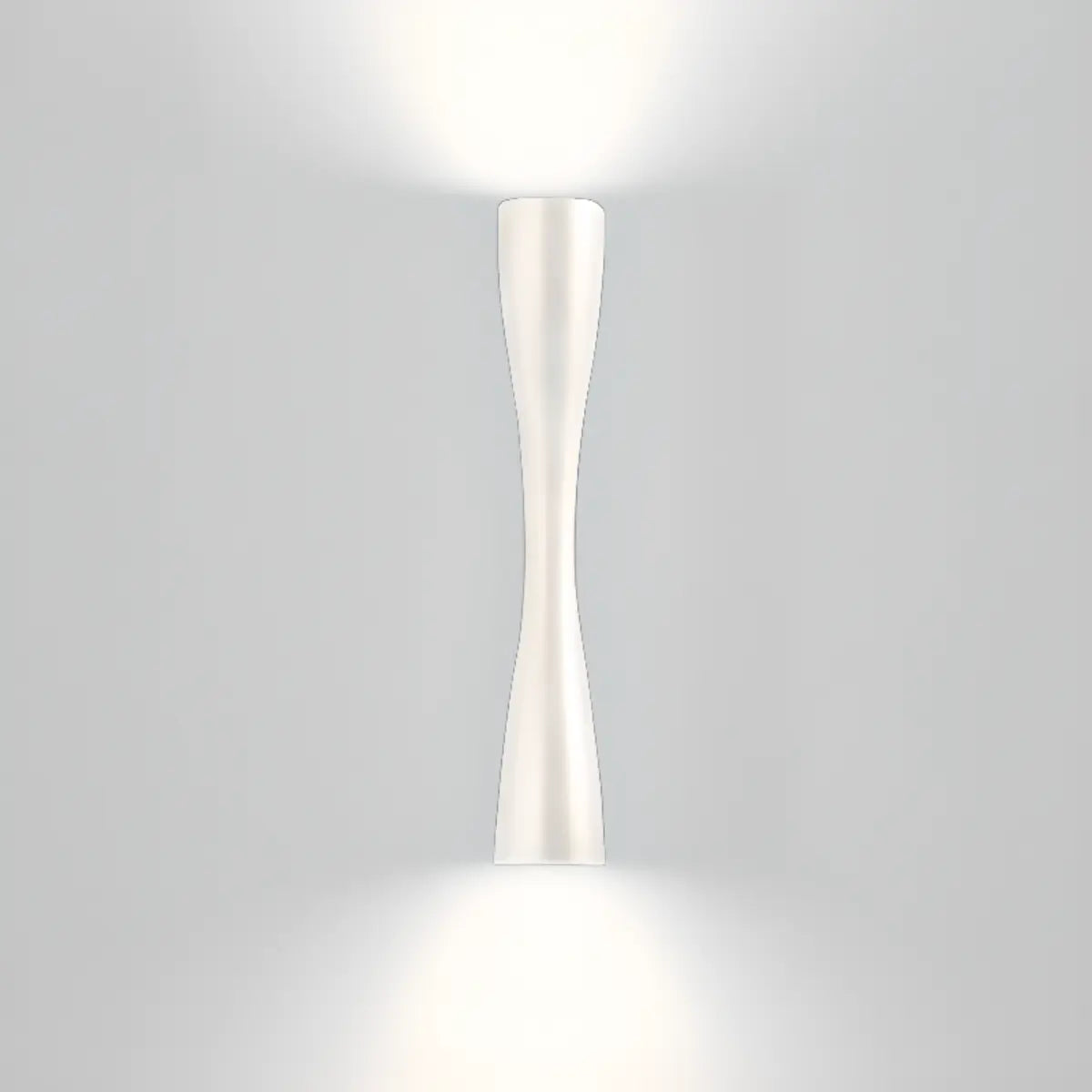 Minimalist Geometric Metal Up Down Wall Sconce Image - 8