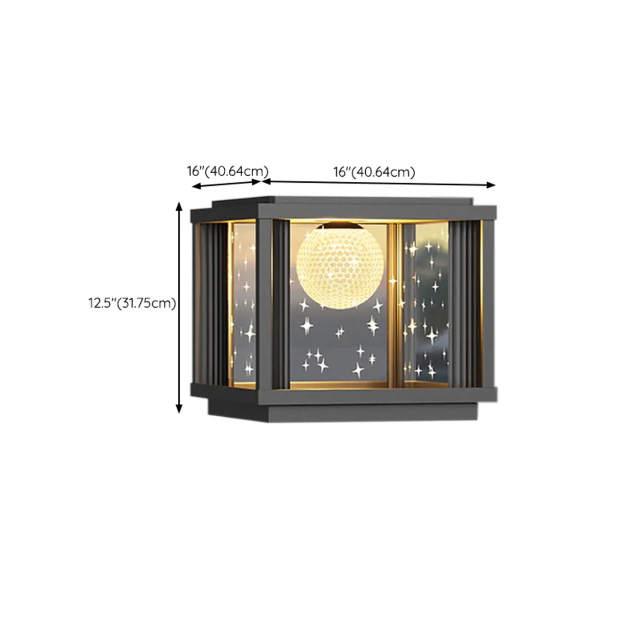 Modern Solar Square Outdoor Pillar Lamp 3-Light Color Image - 11