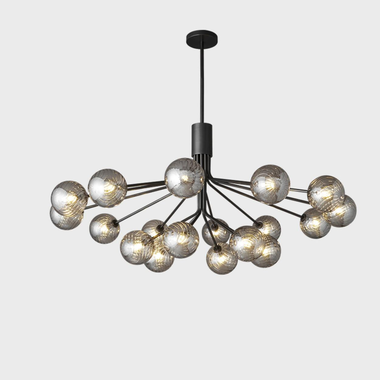 Modern Sputnik Globe Chandelier Adjustable Height Image - 11