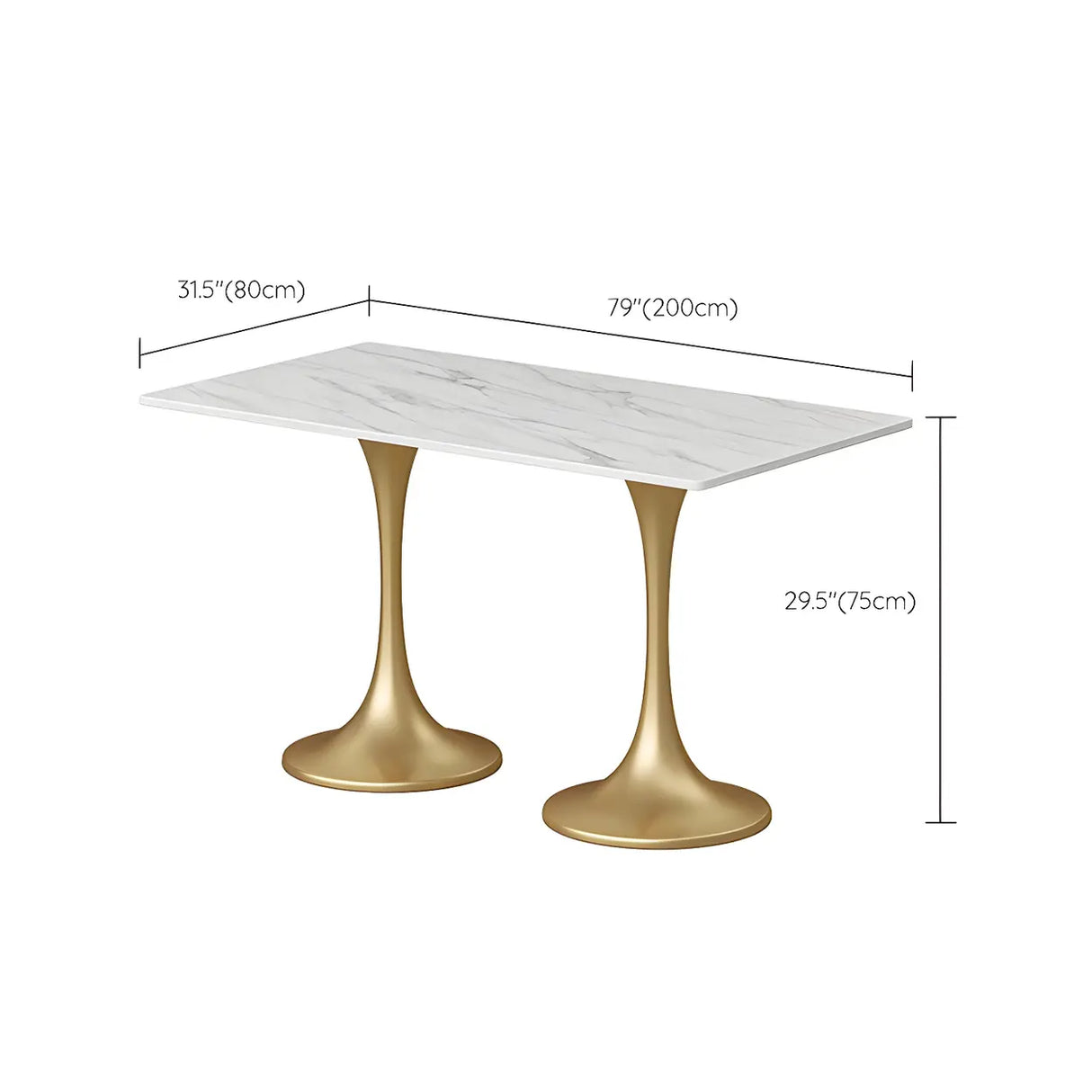 Modern Square Stone Scratch Resistant White Dining Table Image - 22