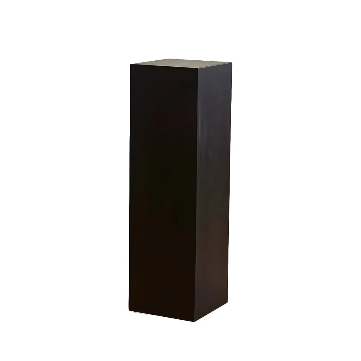 Modern Square Wood Black Brown Floor Plant Stand Image - 13
