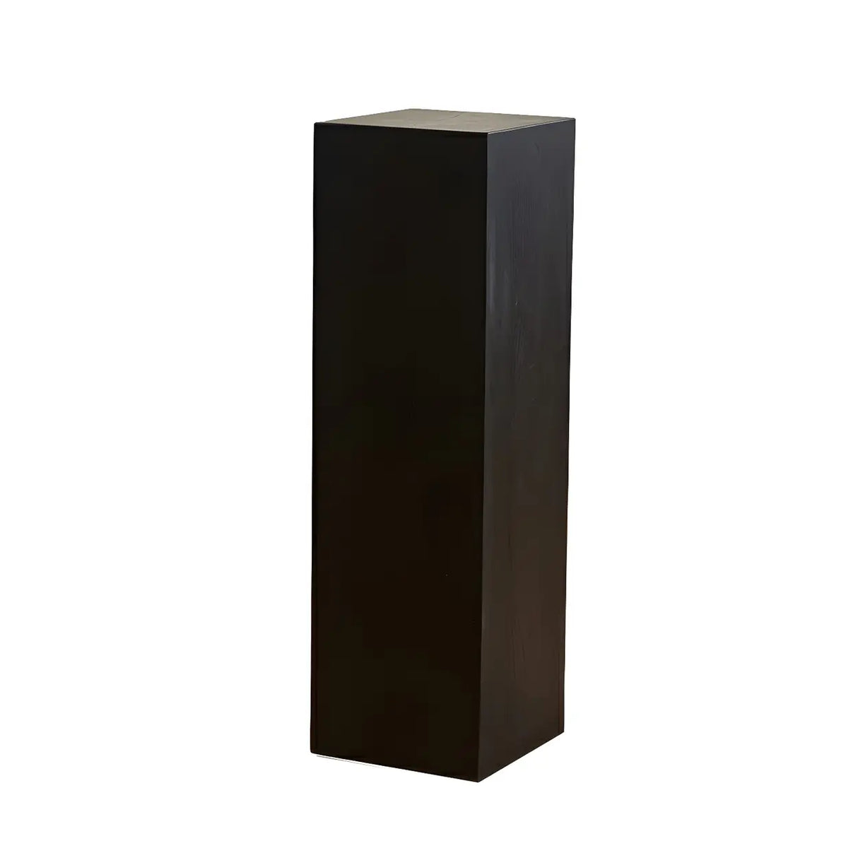 Modern Square Wood Black Brown Floor Plant Stand Image - 9