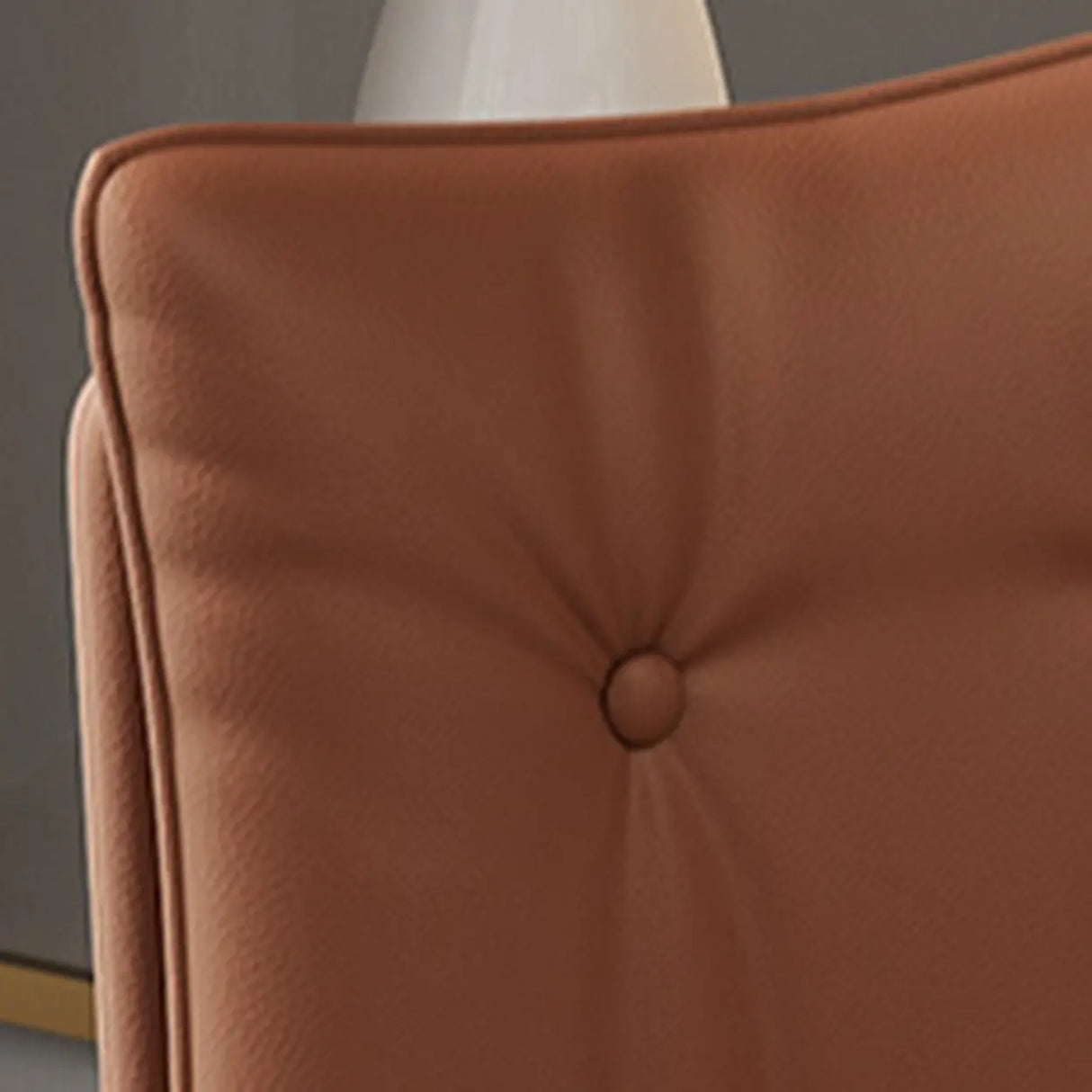 Modern Swivel Upholstered Saddle Bar Stool with Footrest Image - 13