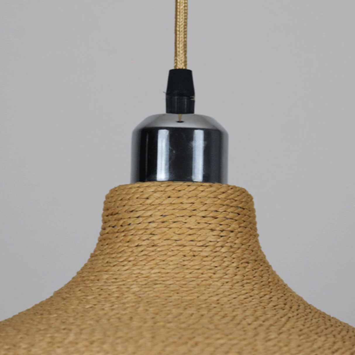 Modern Textured Metal Round Hanging Pendant Light Image - 21